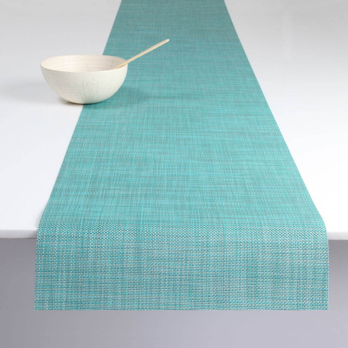 Mini Basketweave Table Runners - Turquoise View 1