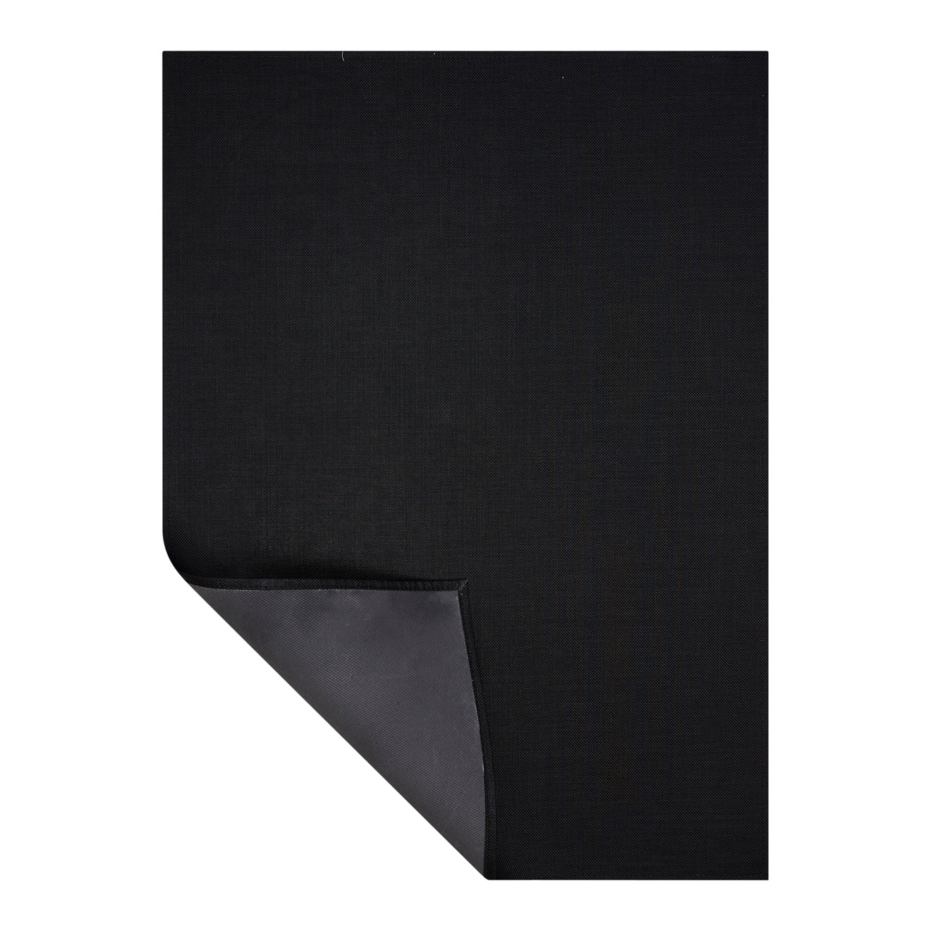 Mini Basketweave Rugs - Black Corner