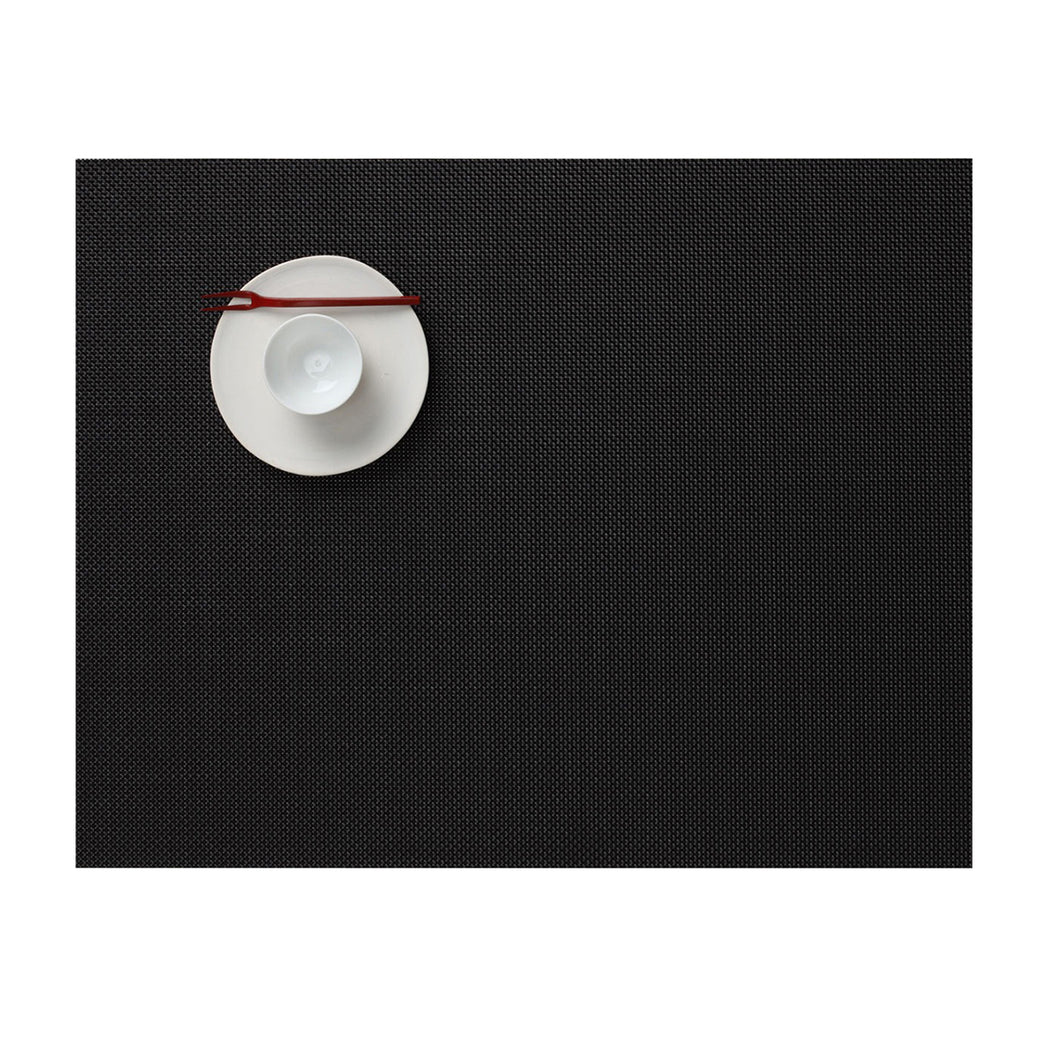 Black Placemats in Dark Neutral Black