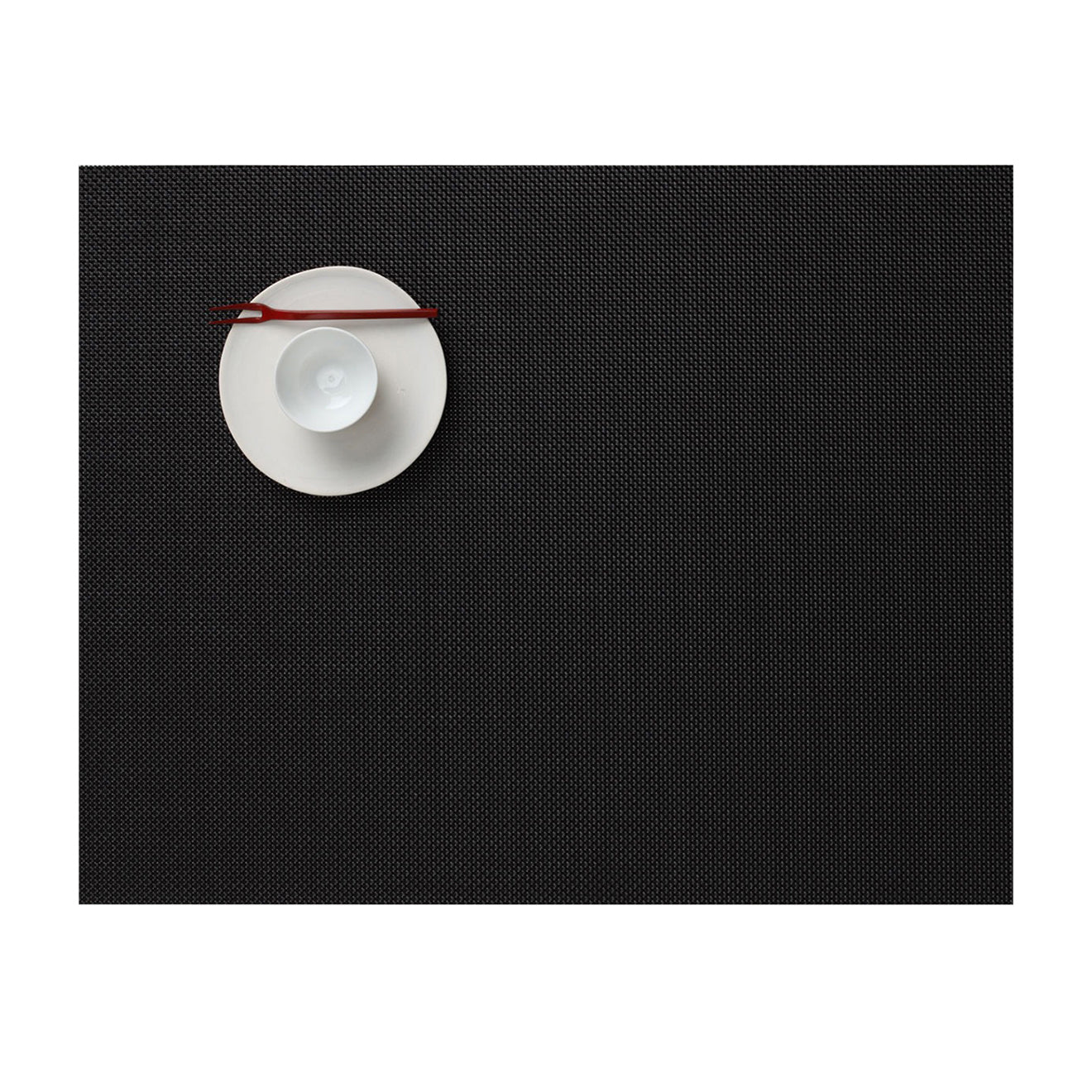 Black Placemats in Dark Neutral Black