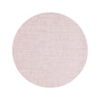 Round Woven Floor Mat in Light Neutral Pink