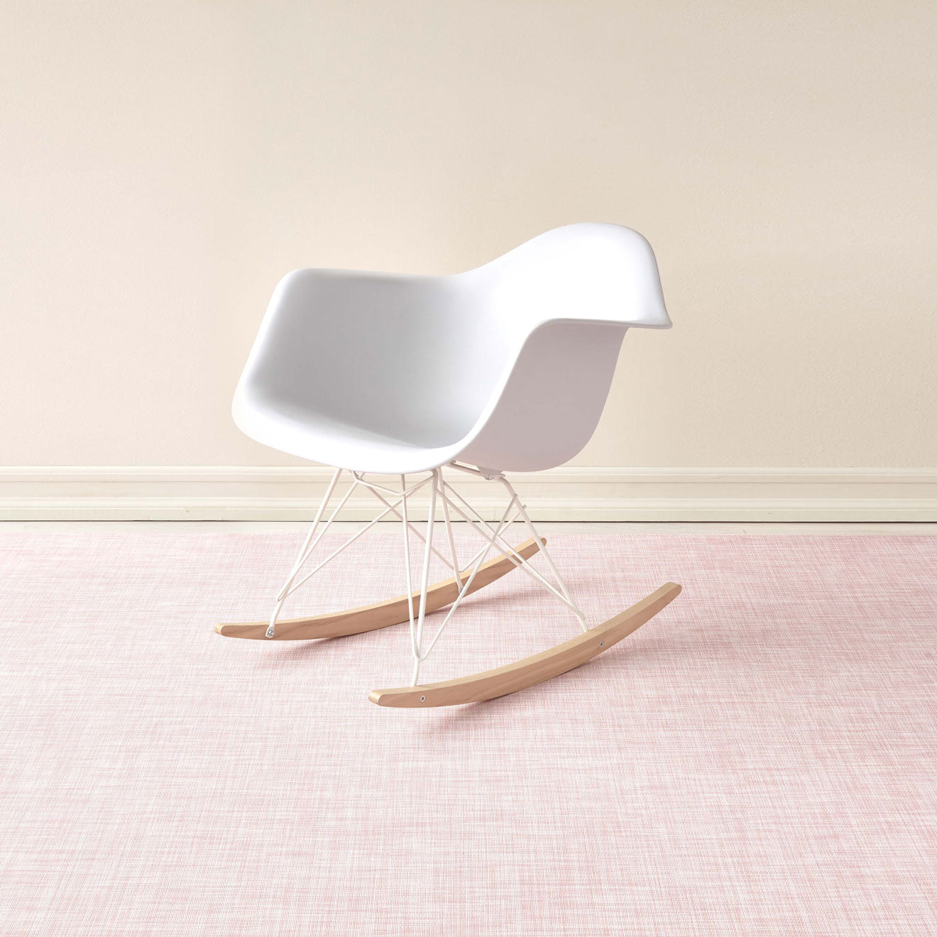 Mini Basketweave Rugs - Blush With Prop