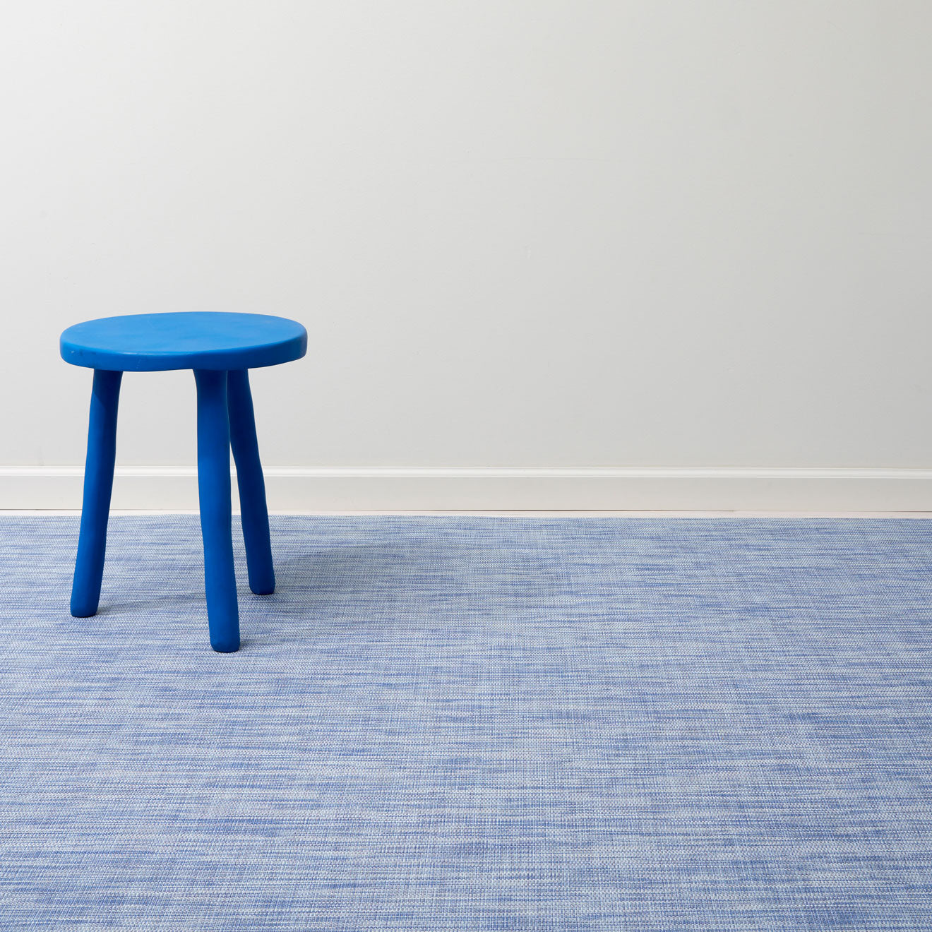 Chilewich4枚 Mini Basketweave36×48 GRAVEL Mini Basketweave Rugs - Chambray