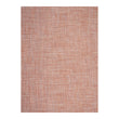 Cinnamon Woven Floor Mat in Mix of Dark and Light Pinks, Reds and Oranges