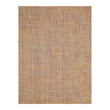 Confetti Woven Floor Mat in Vivid Multicolor with Yellow, Magenta, Dark Blue, Orange and White