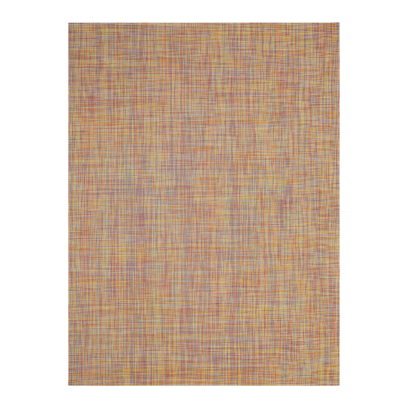 Confetti Woven Floor Mat in Vivid Multicolor with Yellow, Magenta, Dark Blue, Orange and White