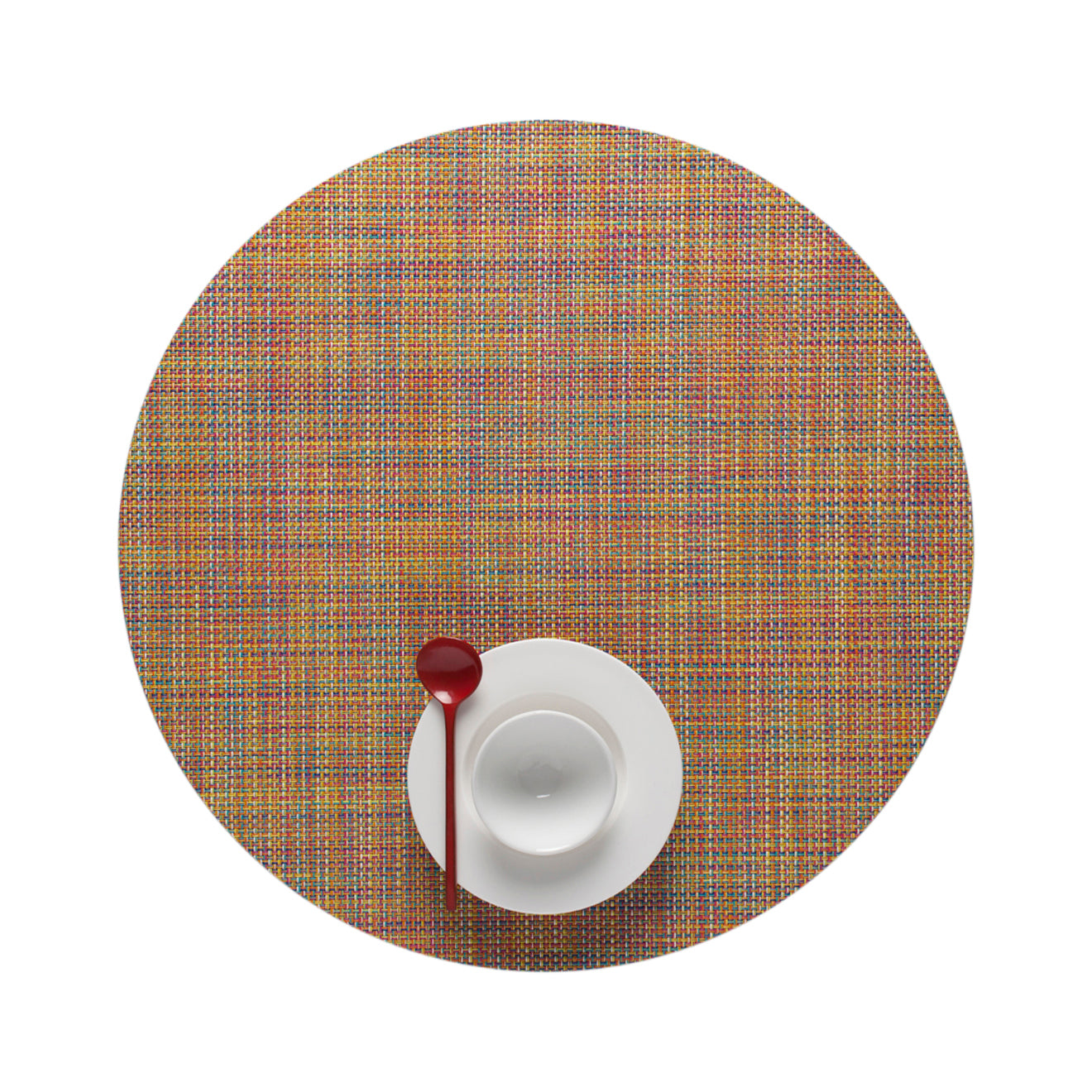 Mini Basketweave Placemats - Confetti With Prop