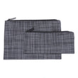 Large + Pencil Case Bags in Mix of Midtone and Dark Cool Greys