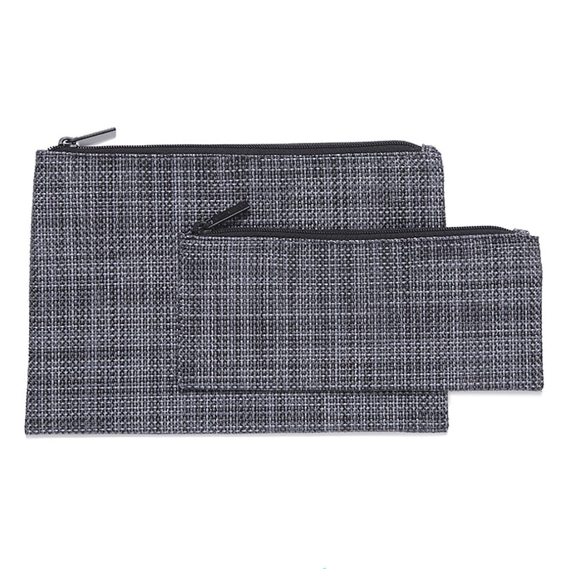 Zippered Pouches - Cool Grey