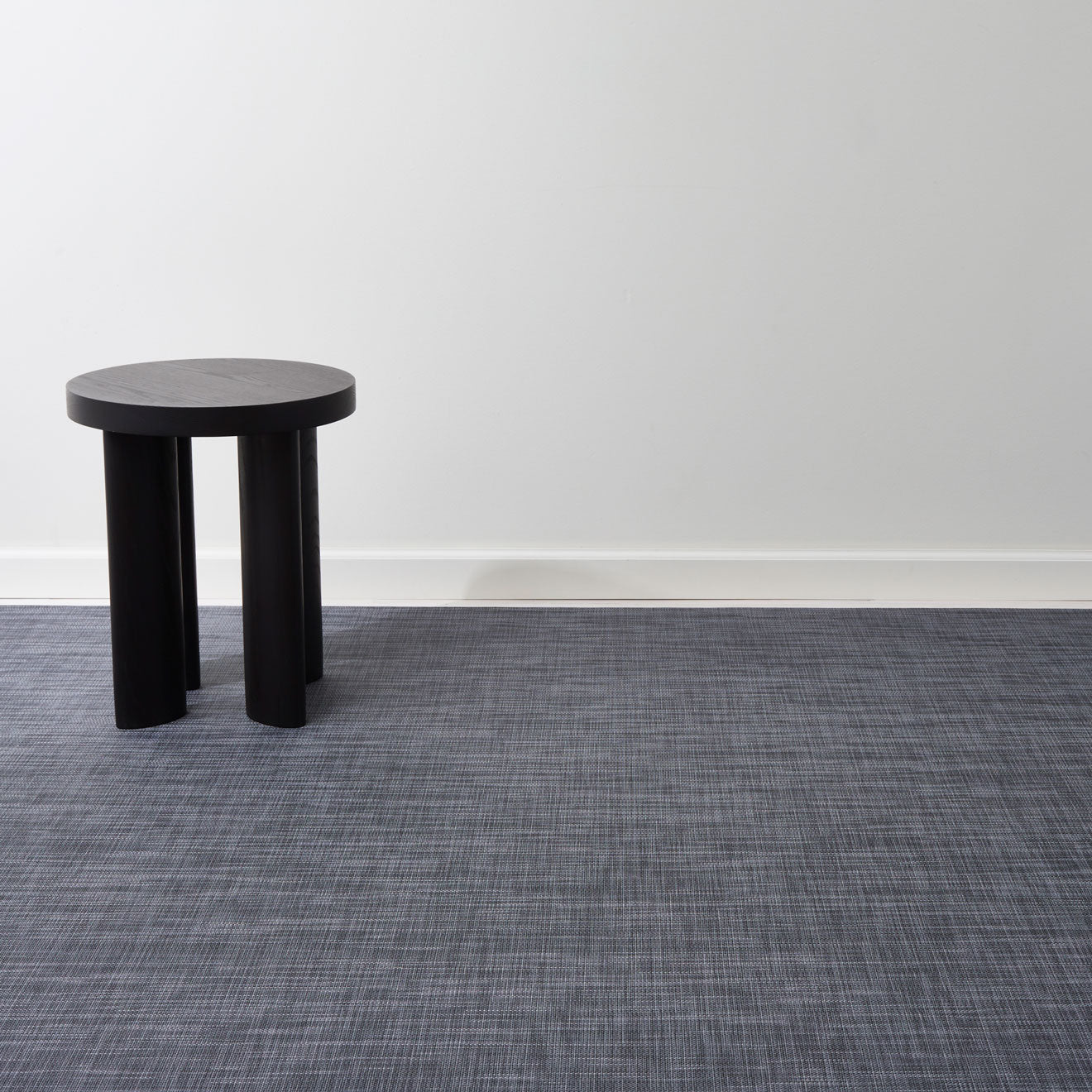 Mini Basketweave Rugs - Cool Grey with Prop