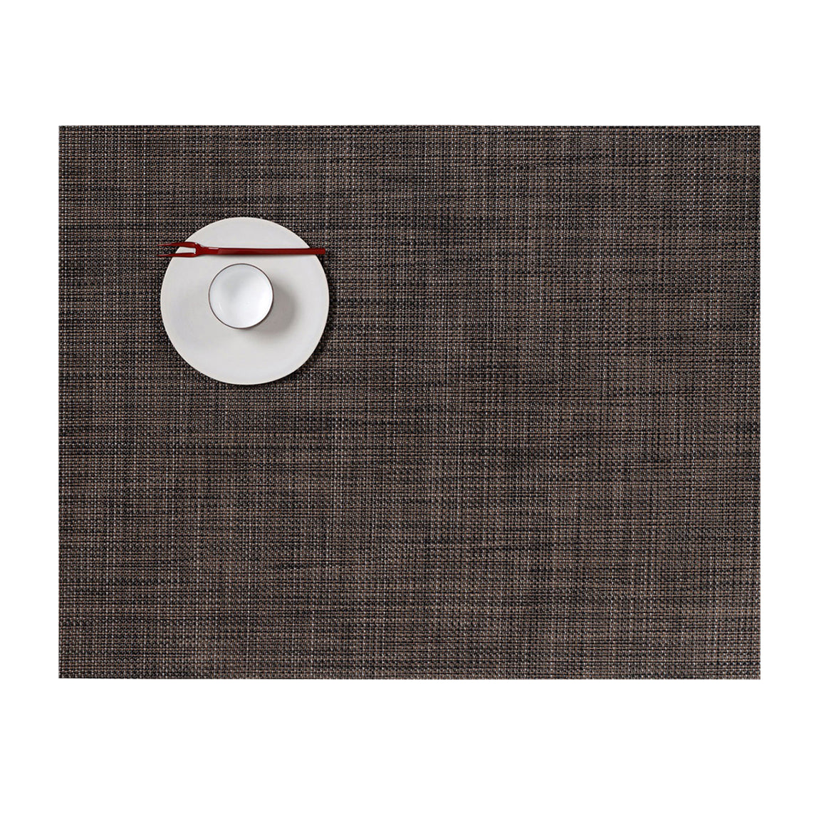 Mini Basketweave Placemats - Dark Walnut View 1