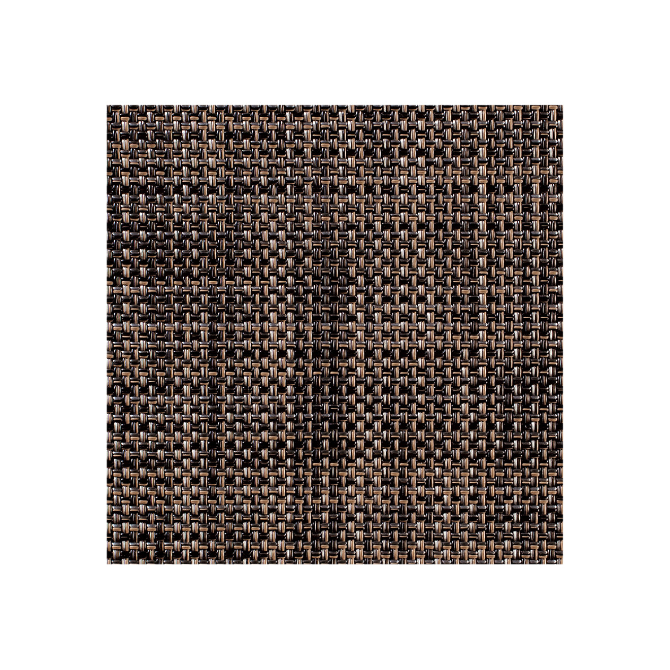 Chilewich Basketweave floor mat in Dark, showcasing woven terrastrand yarn texture and modern design aesthetic.