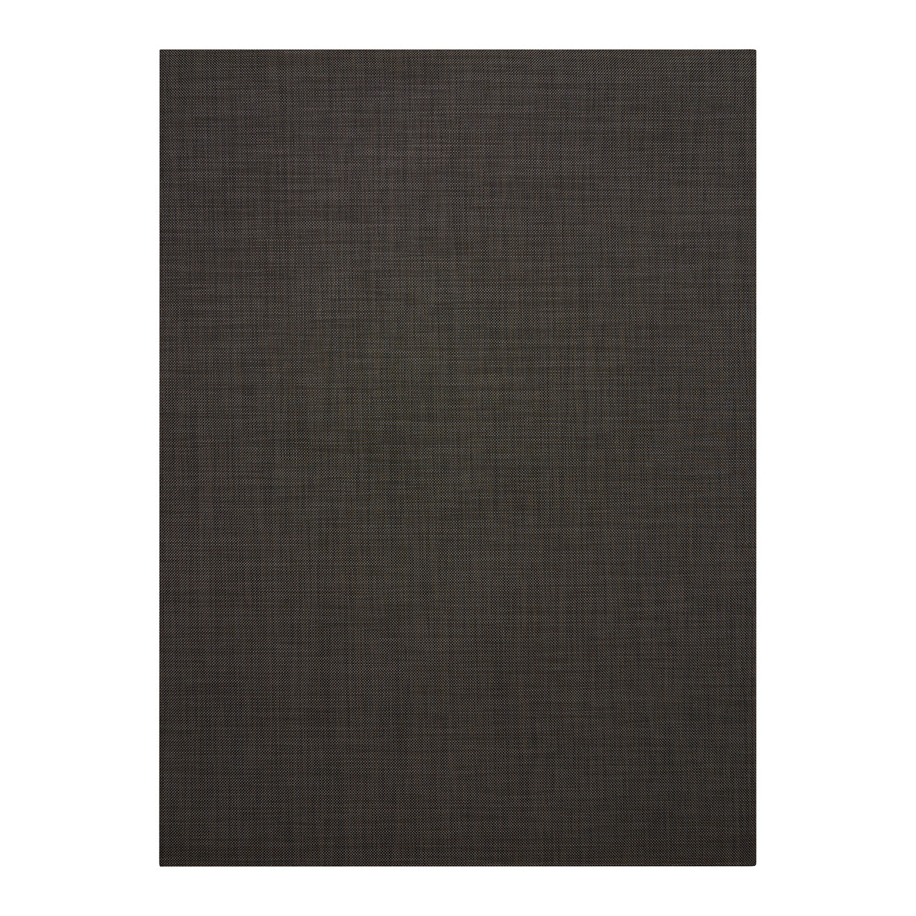 Dark Walnut Woven Floor Mat in Mix of Dark Brown, Midtone Warm Brown and Metallic Silver