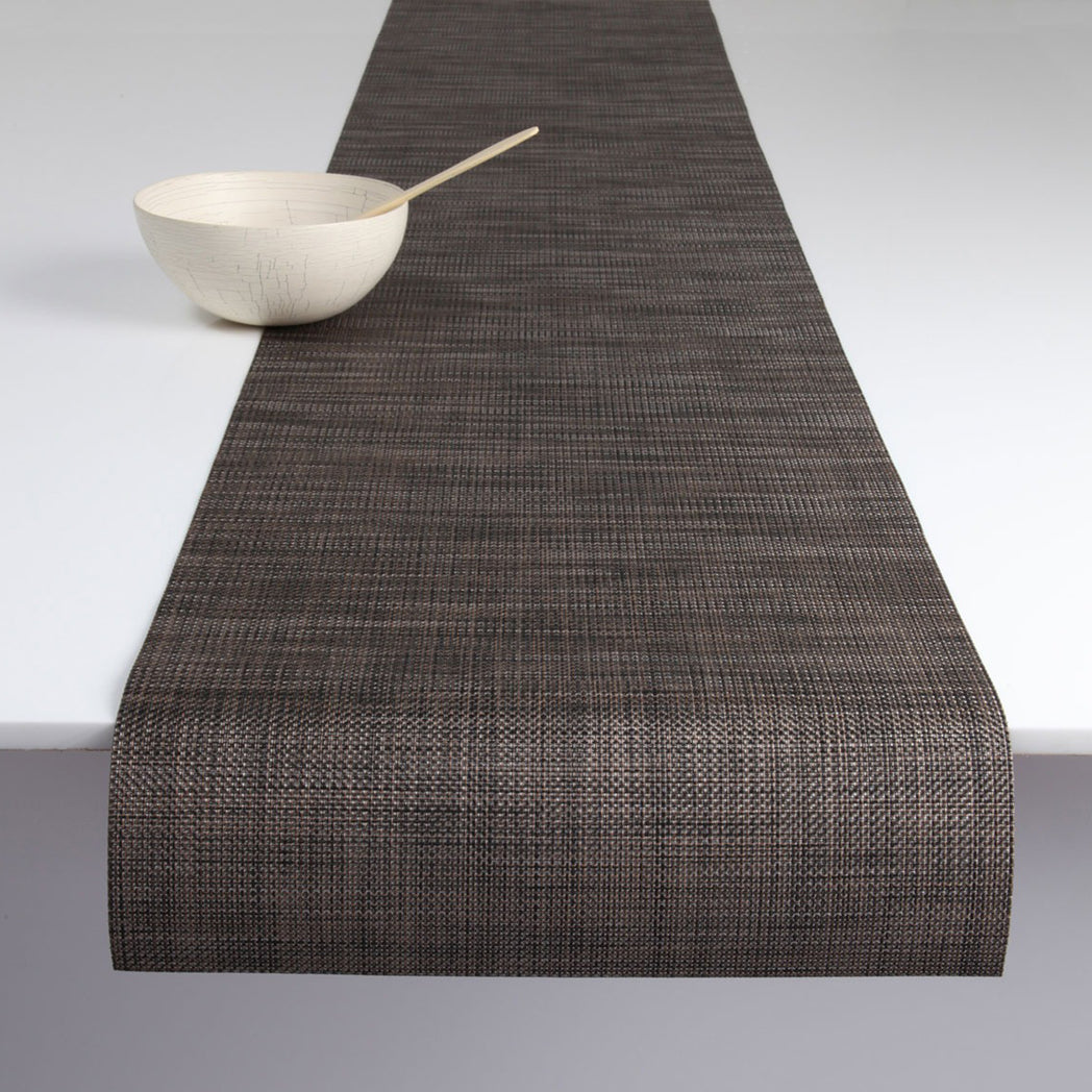 14'' x 72'' Table Runners in Mix of Dark Brown, Midtone Warm Brown and Metallic Silver