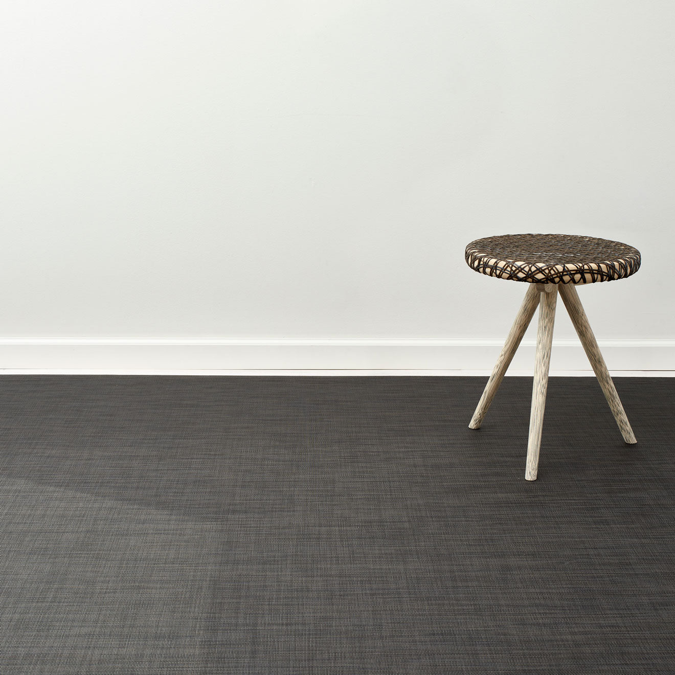 Mini Basketweave Rugs - Dark Walnut with Prop