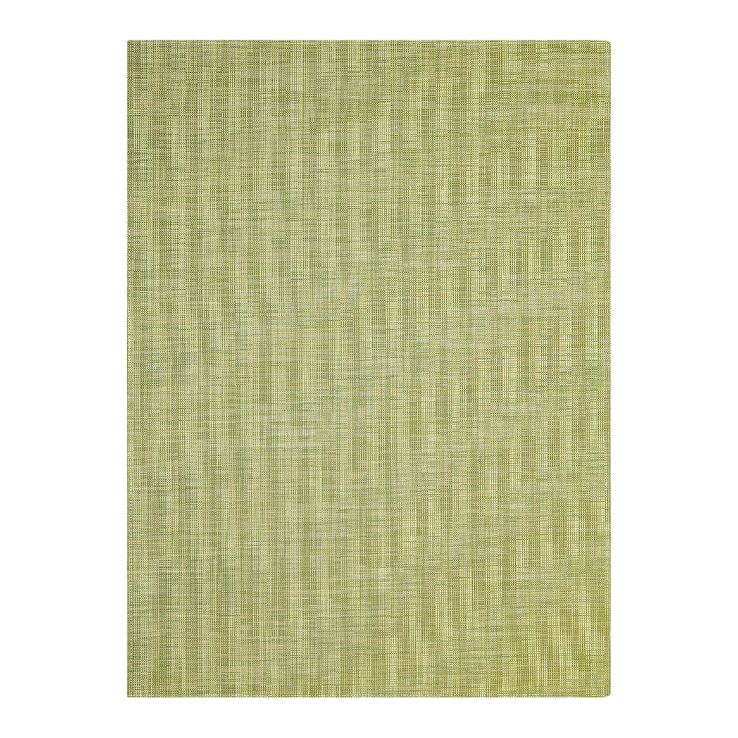 Dill Woven Floor Mat in Vivid Light Yellow Green