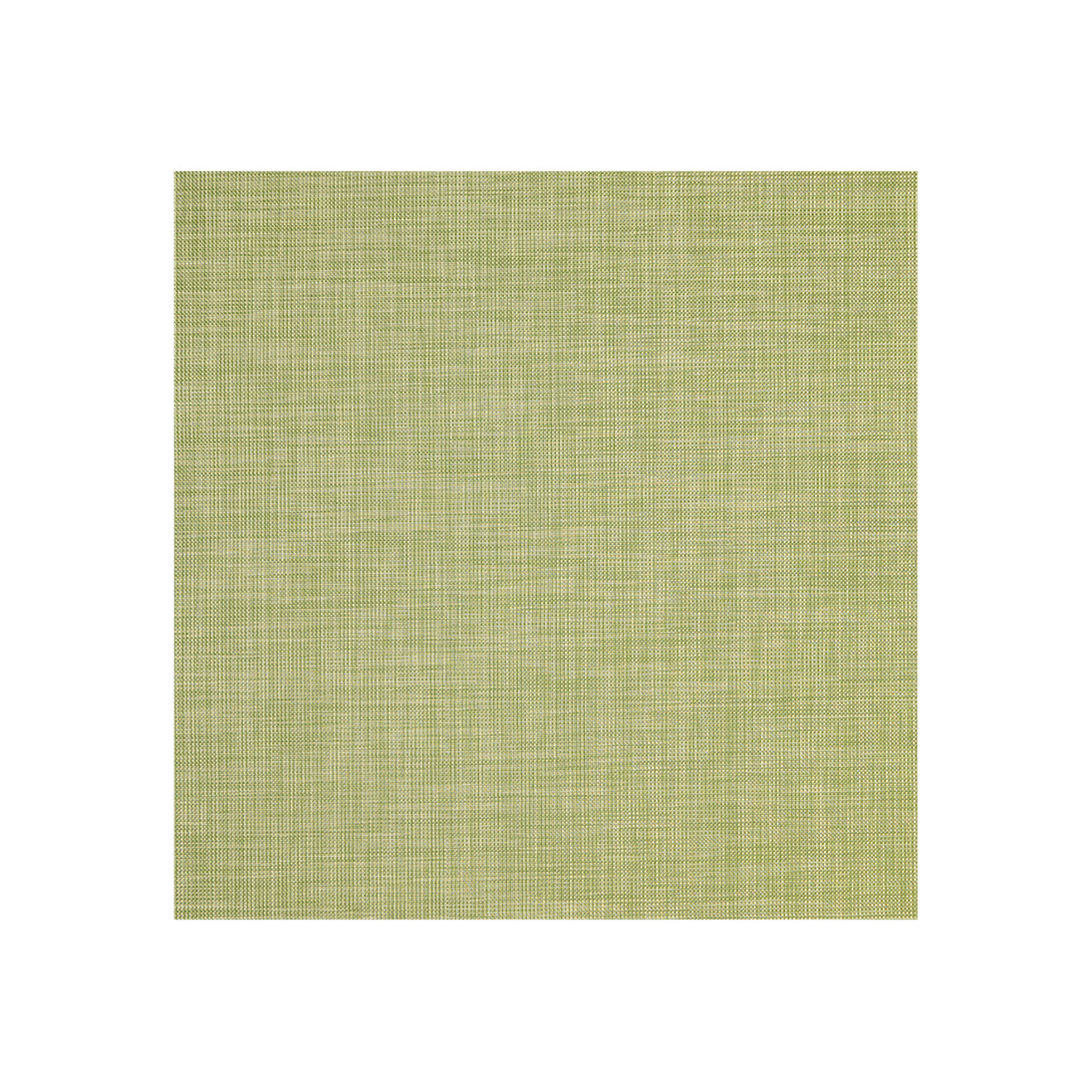 Chilewich Basketweave floor mat in Dill, showcasing woven terrastrand yarn texture and modern design aesthetic.