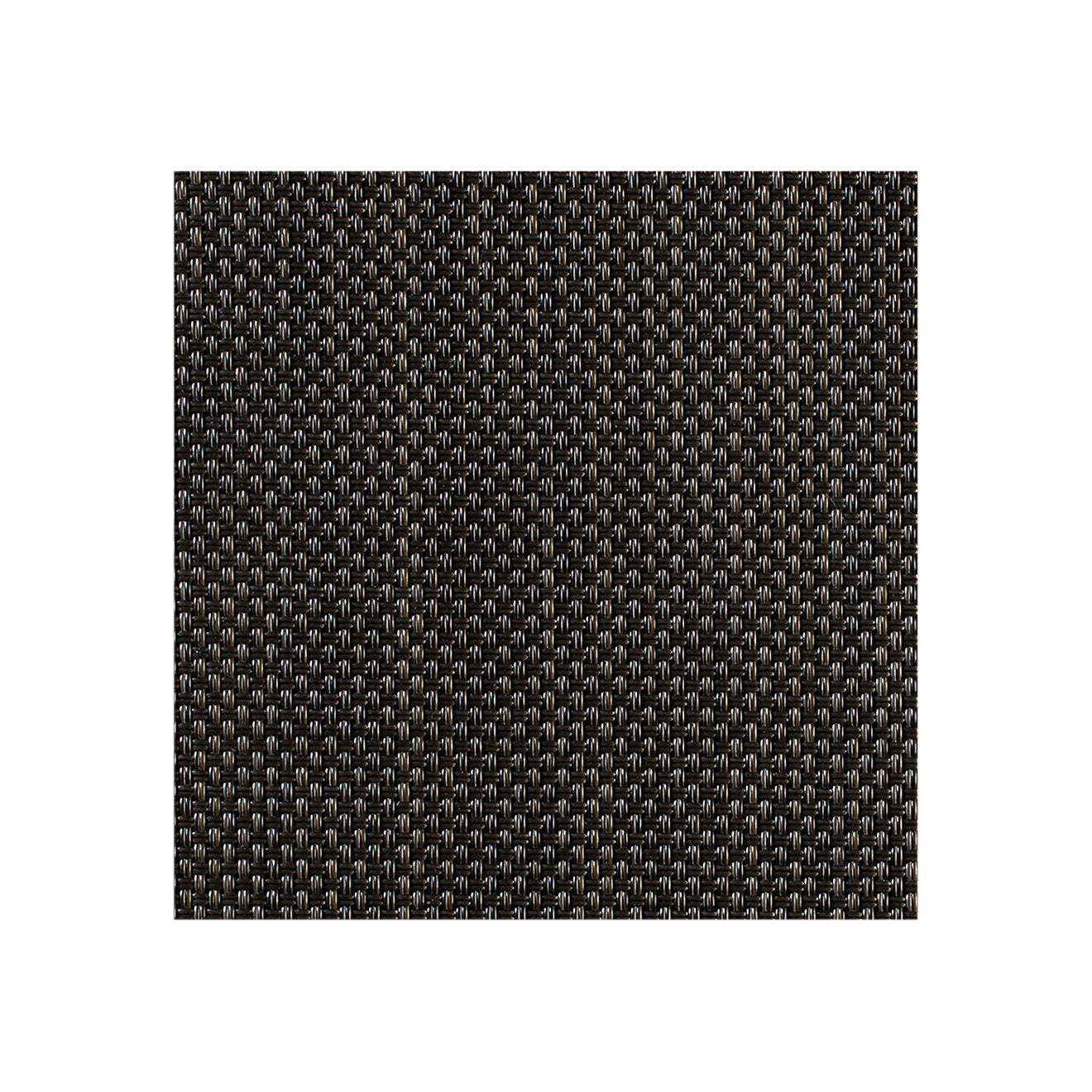 Chilewich Basketweave floor mat in Espresso, showcasing woven terrastrand yarn texture and modern design aesthetic.