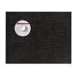 Espresso Placemats in Dark Neutral Brown with Black