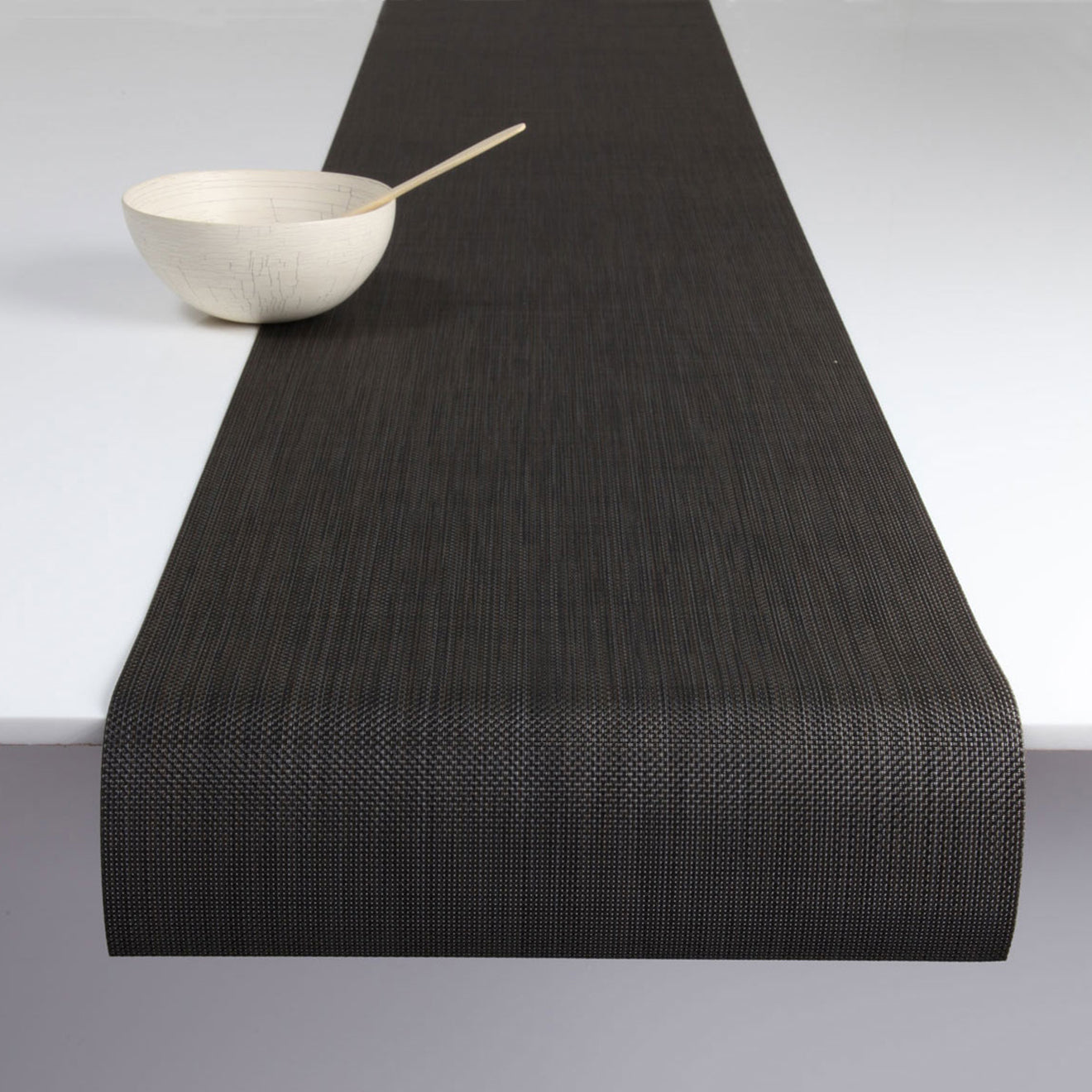 14'' x 72'' Table Runners in Dark Neutral Brown with Black