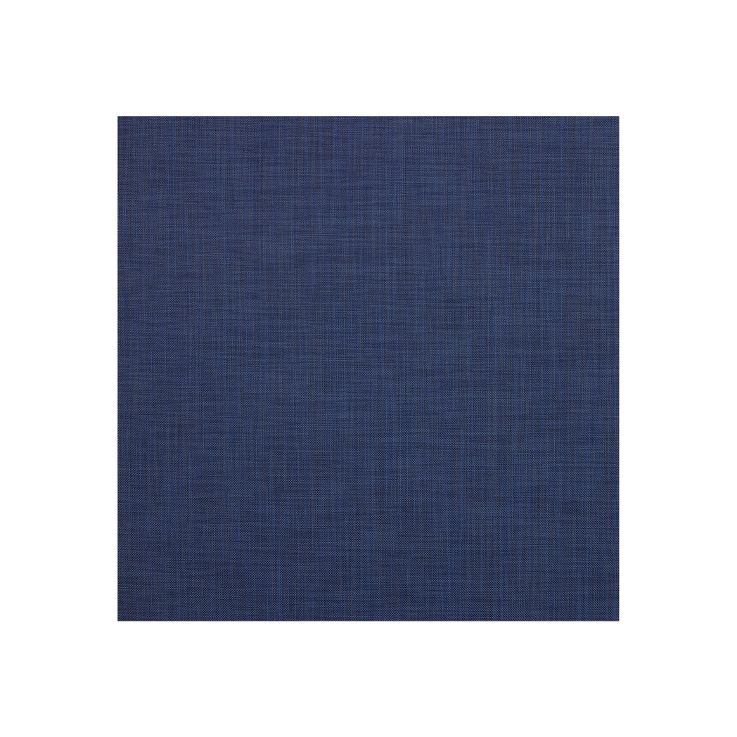 Square Woven Floor Mat in Midtone Navy Blue