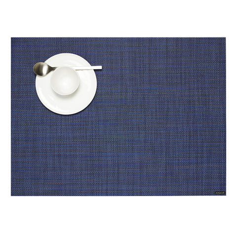 Mini Basketweave Placemats - Sky Blue