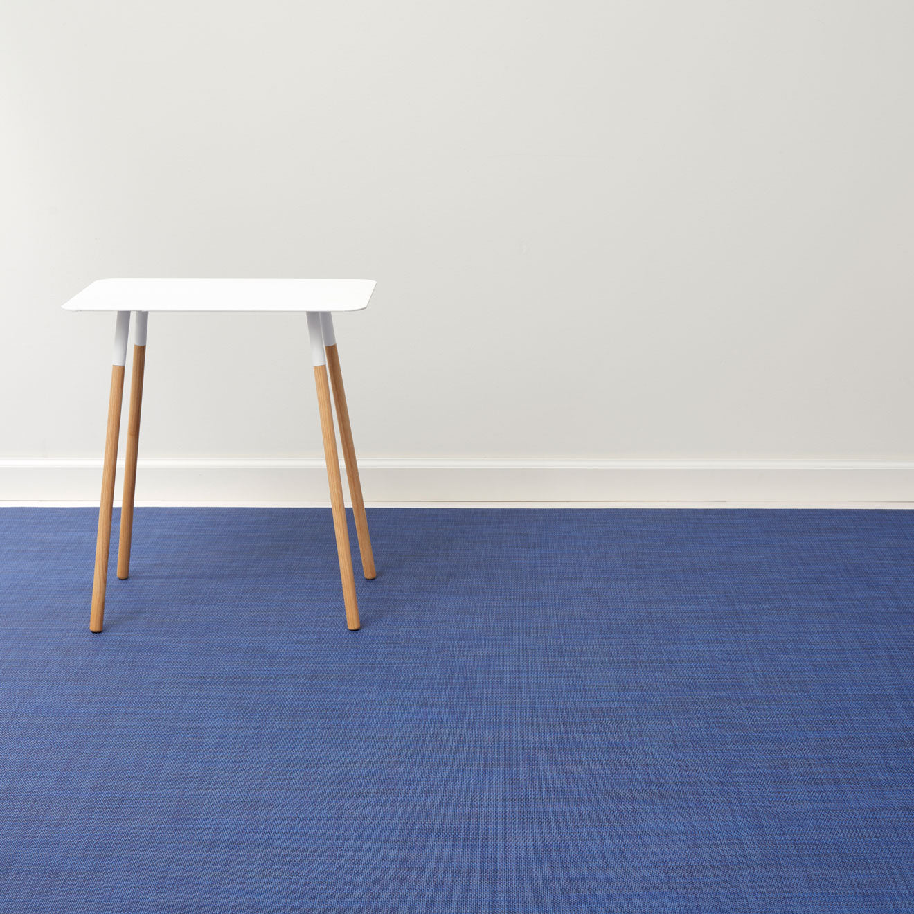 Mini Basketweave Rugs - Indigo with Prop