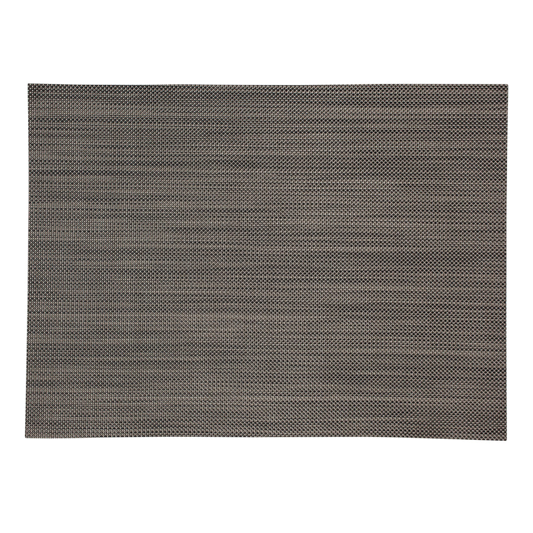 Light Grey Placemats in Midtone Warm Silver with Black