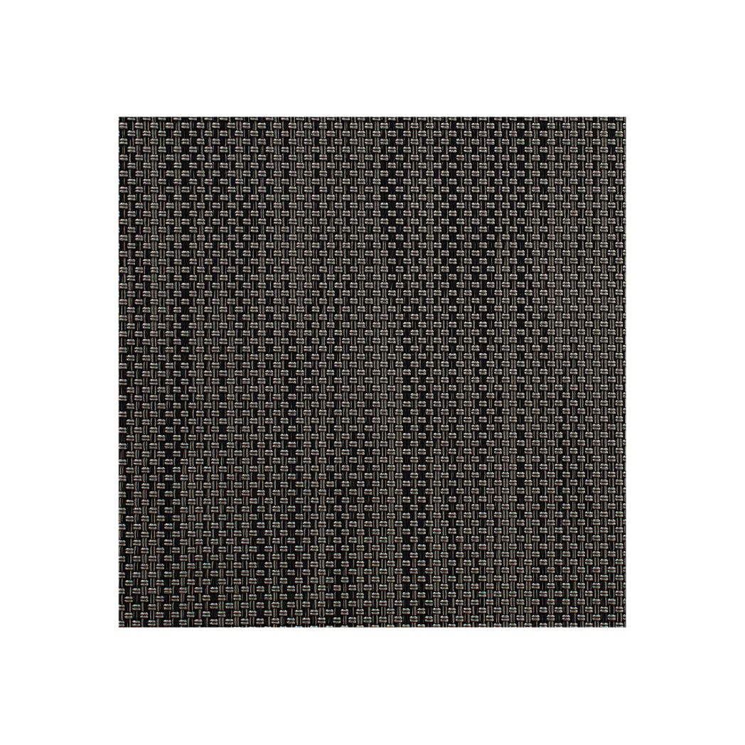 Chilewich Basketweave floor mat in Light, showcasing woven terrastrand yarn texture and modern design aesthetic.