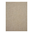 Linen Woven Floor Mat in Light Warm Beige With Subtle Dark Beige Accents