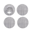 Set of 4 Coasters in Light Cool Grey
