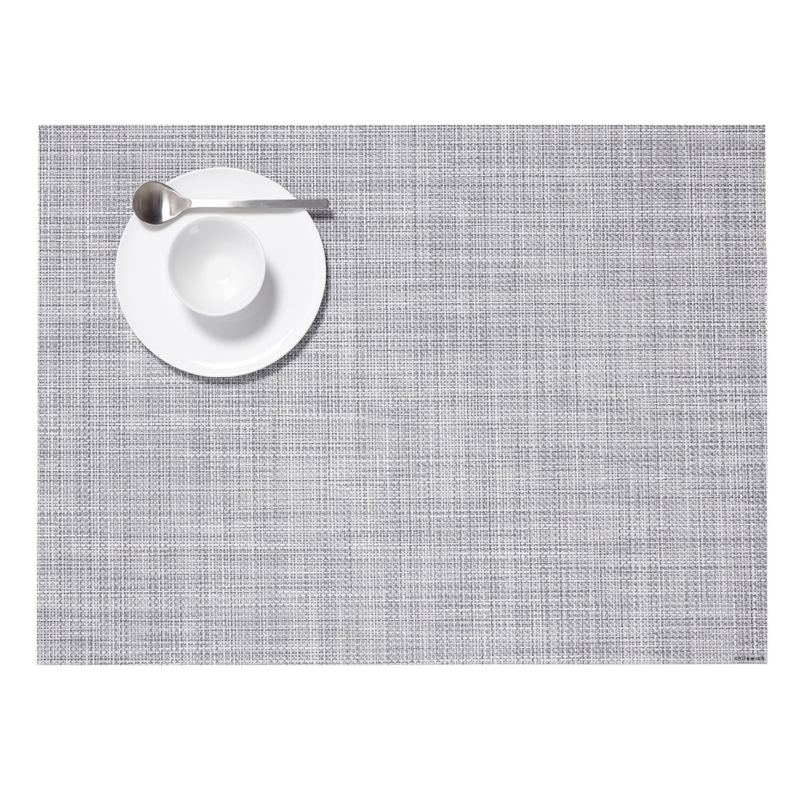 Mini Basketweave Placemats - Mist View 1