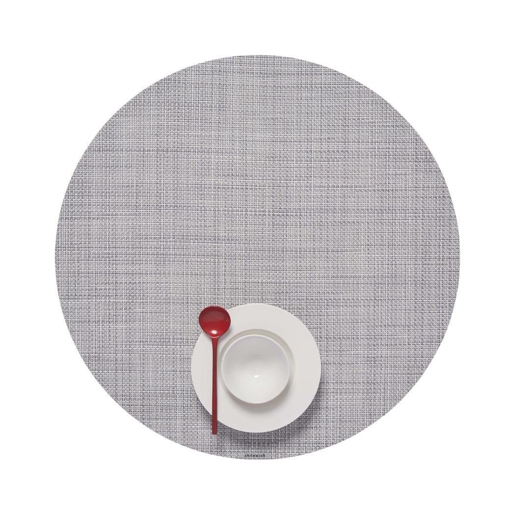 Mini Basketweave Placemats - Mist With Prop