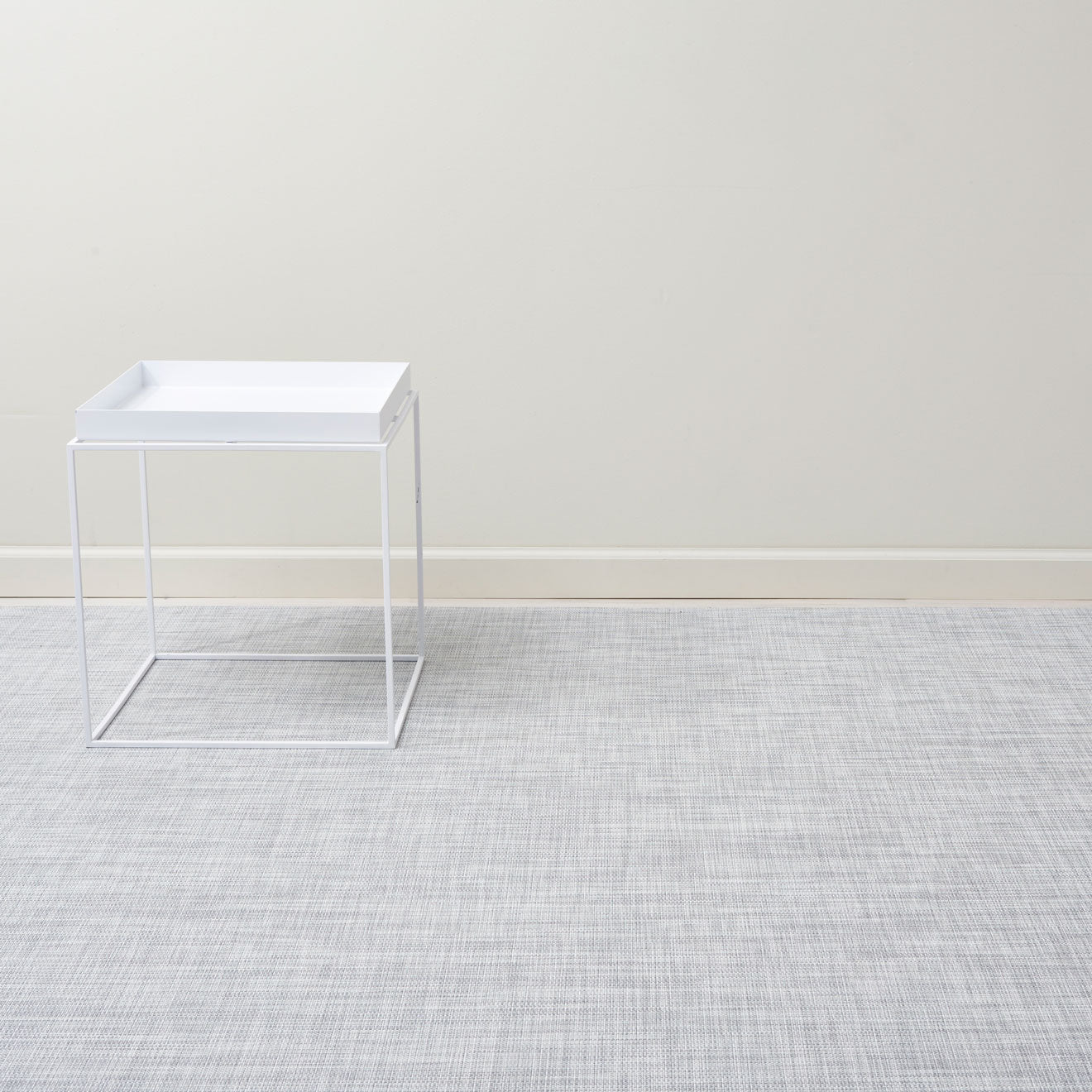 Mini Basketweave Rugs - Mist with Prop