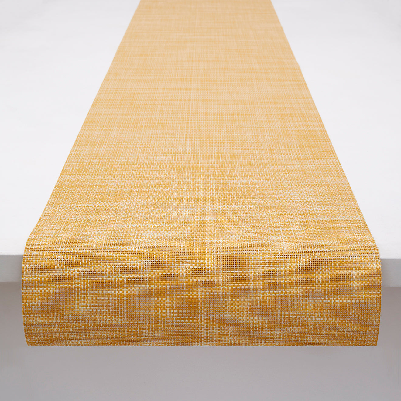 Mini Basketweave Table Runners - Ochre With Prop