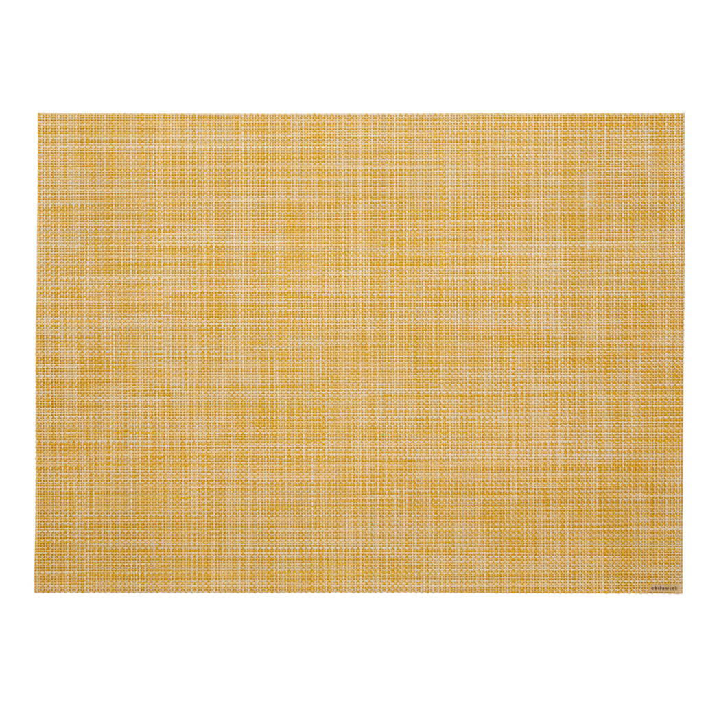 Ochre Placemats in Muted Midtone Yellow