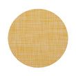 Round Placemats in Muted Midtone Yellow