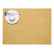 Mini Basketweave Placemats - Ochre With Prop
