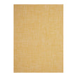 Ochre Woven Floor Mat in Muted Midtone Yellow
