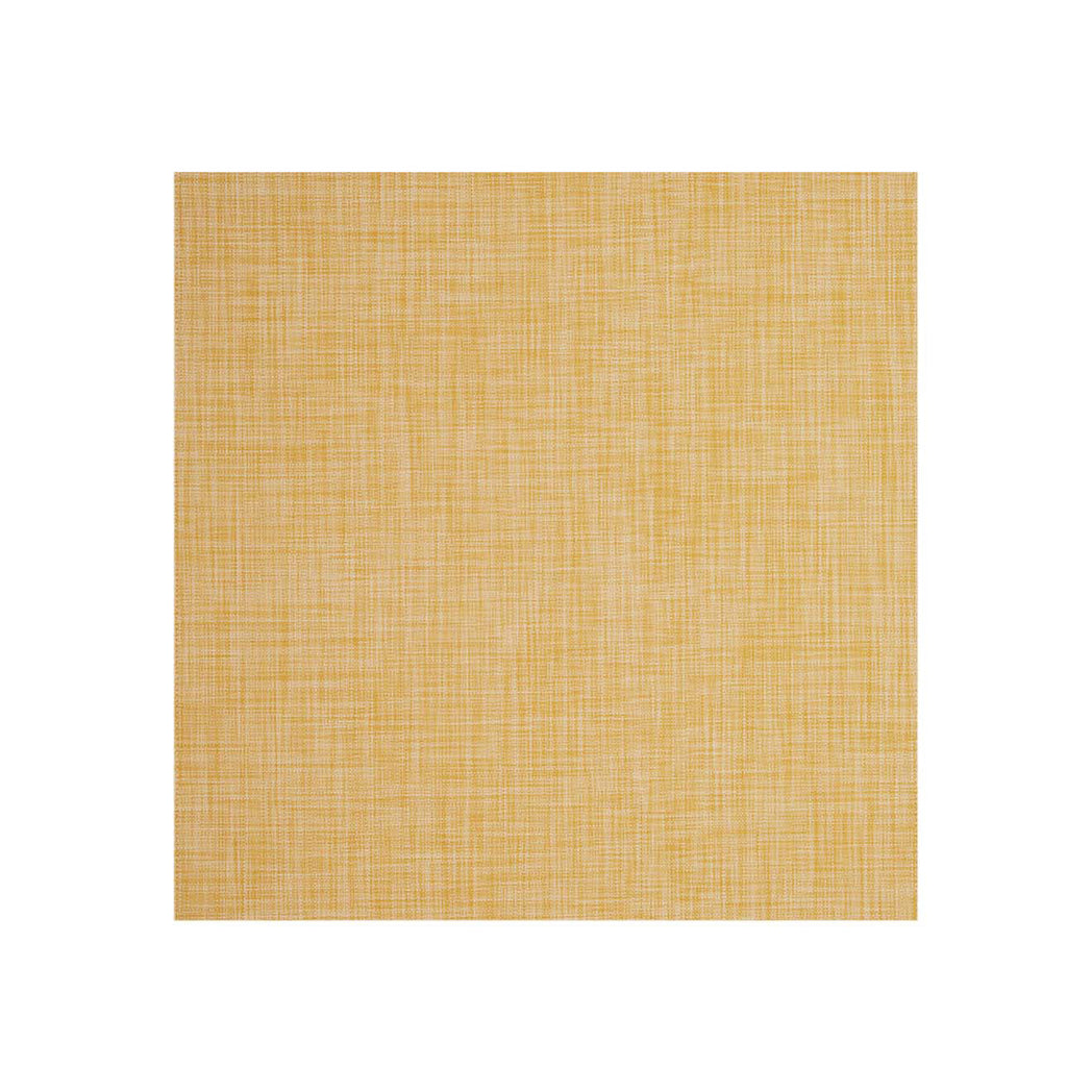 Square Woven Floor Mat in Muted Midtone Yellow