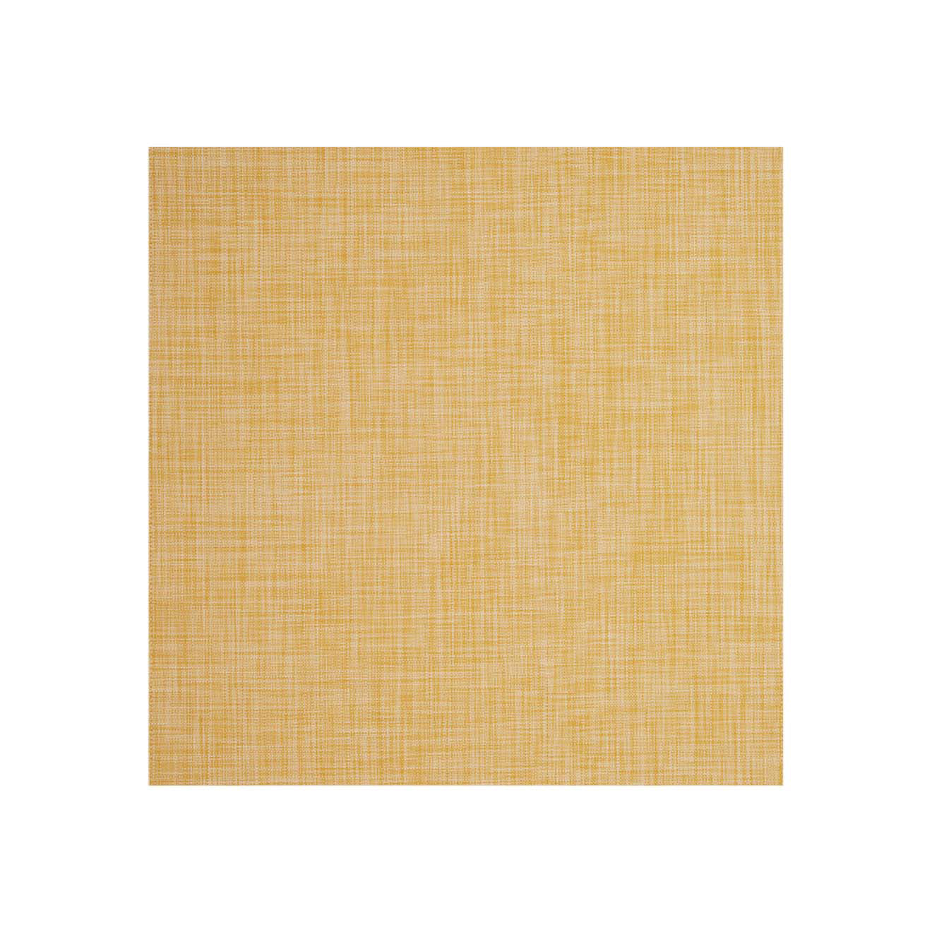 Square Woven Floor Mat in Muted Midtone Yellow