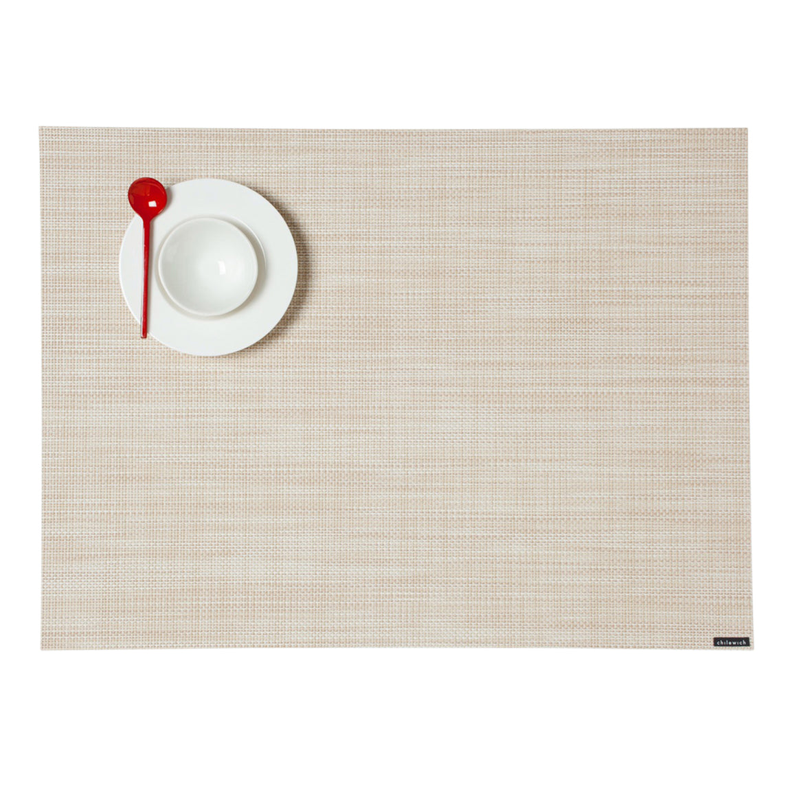 Mini Basketweave Placemats - Parchment View 1
