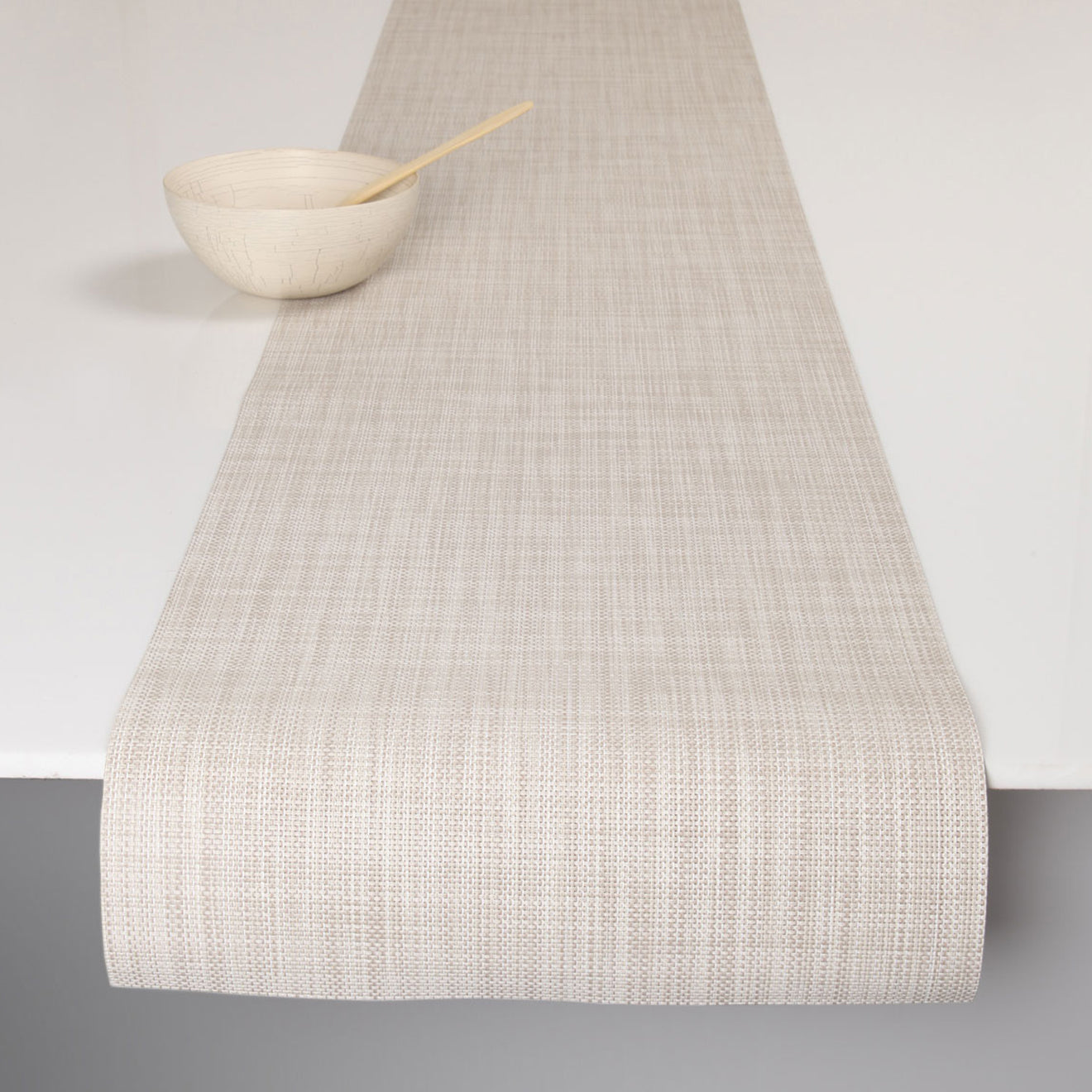 14'' x 72'' Table Runners in Mix of Light Warm Beige and White
