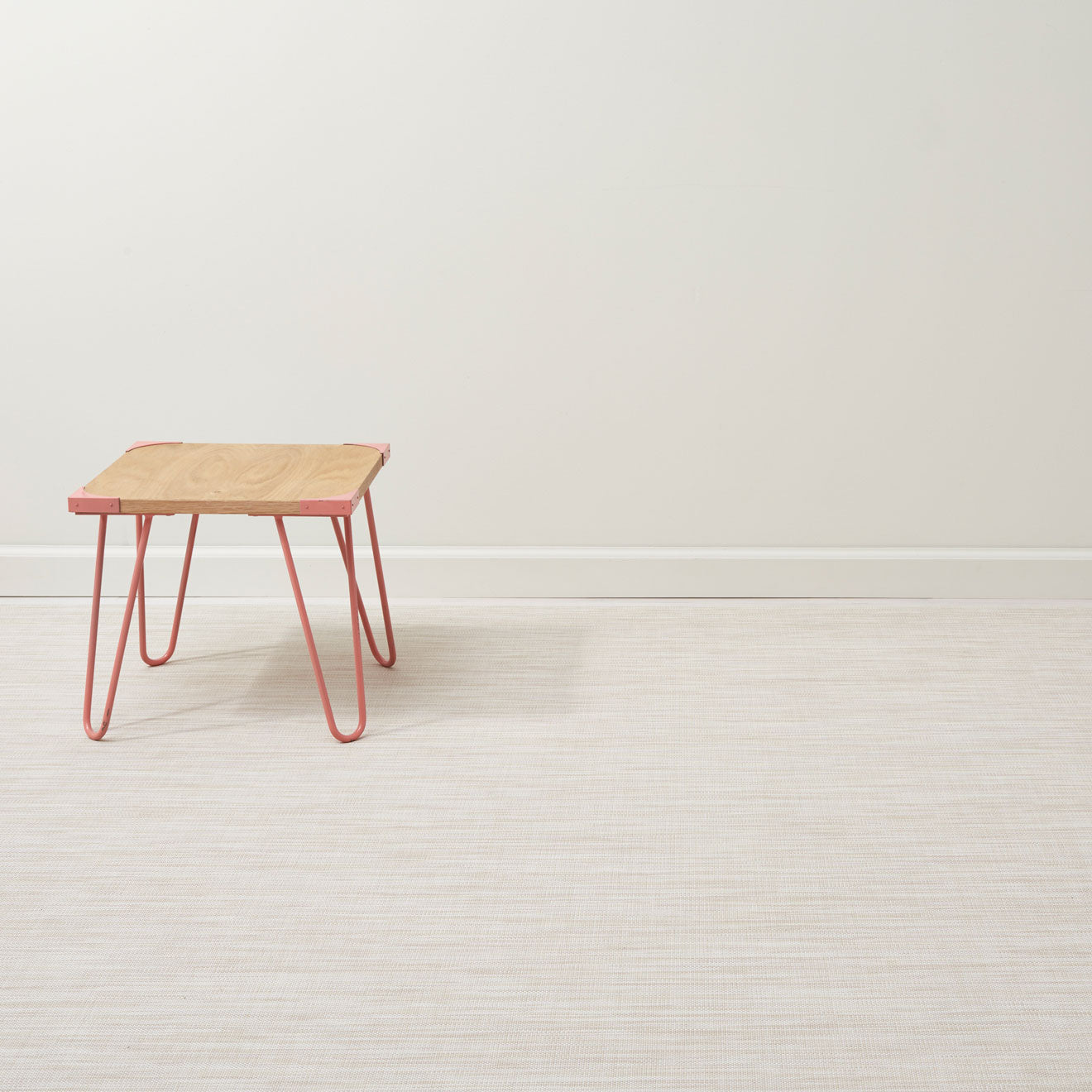 Mini Basketweave Rugs - Parchment with Prop