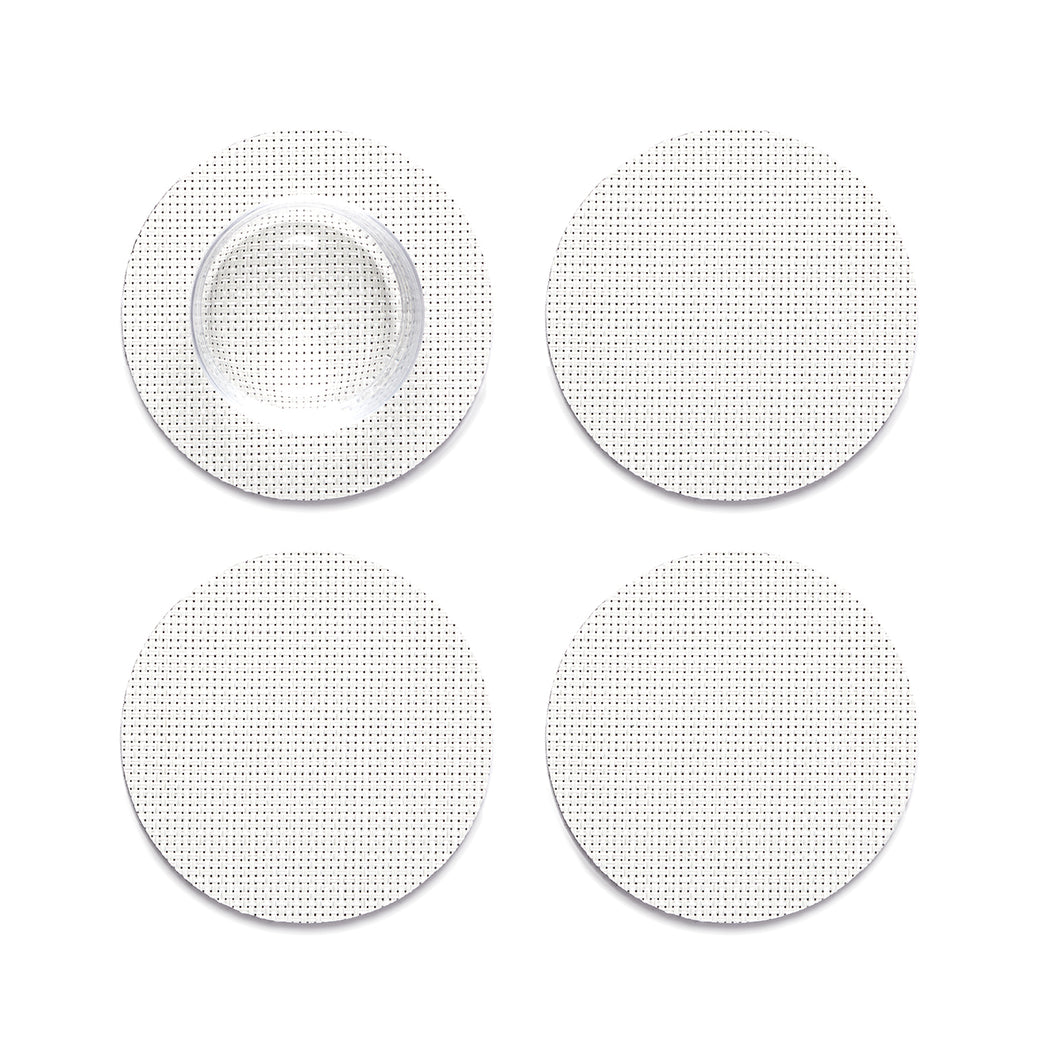 Set of 4 Coasters in Light Greige