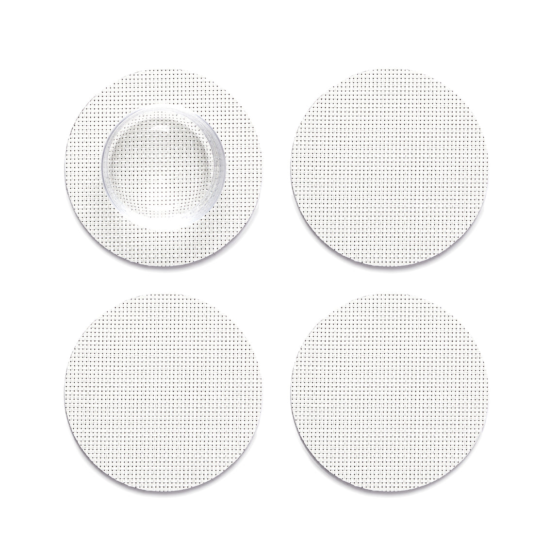 Mini Basketweave Coasters - Sandstone View 1
