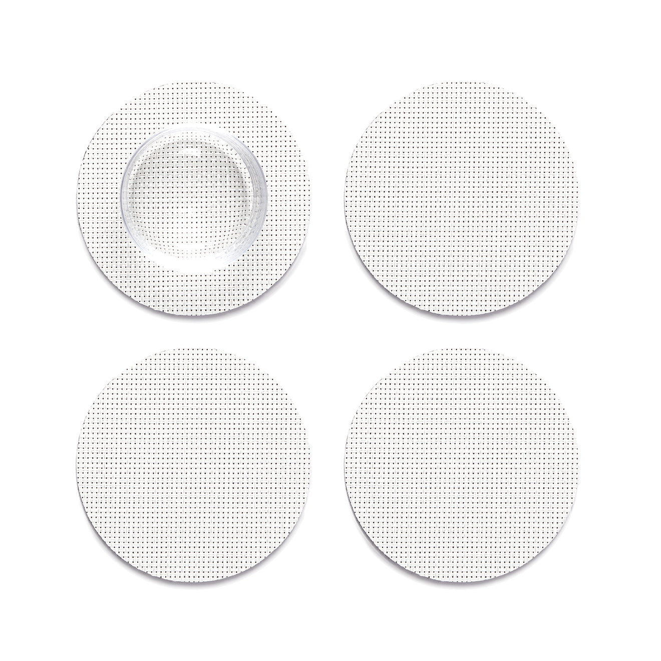 Set of 4 Coasters in Light Greige
