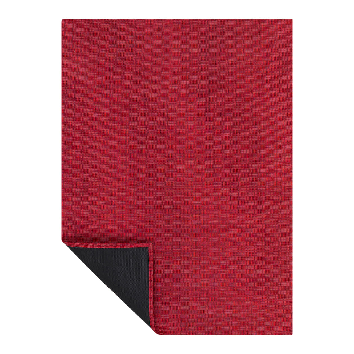 Mini Basketweave Rugs - Scarlet