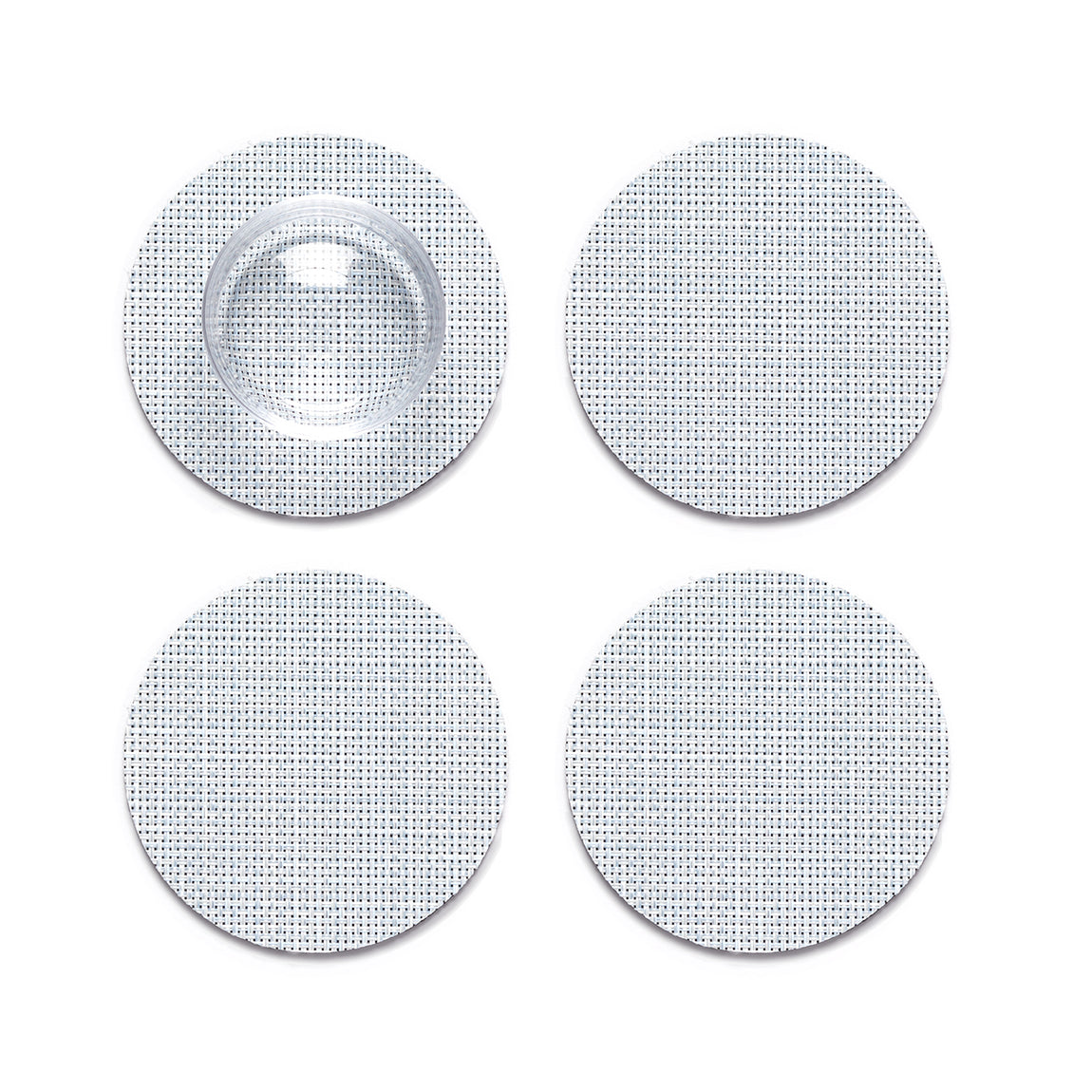 Mini Basketweave Coasters - Sky View 1