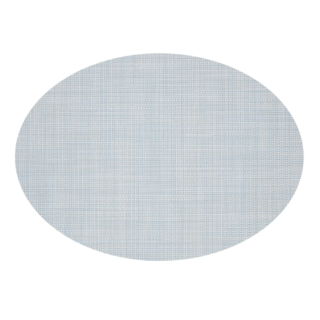 Oval Placemats in Light Cool Blue